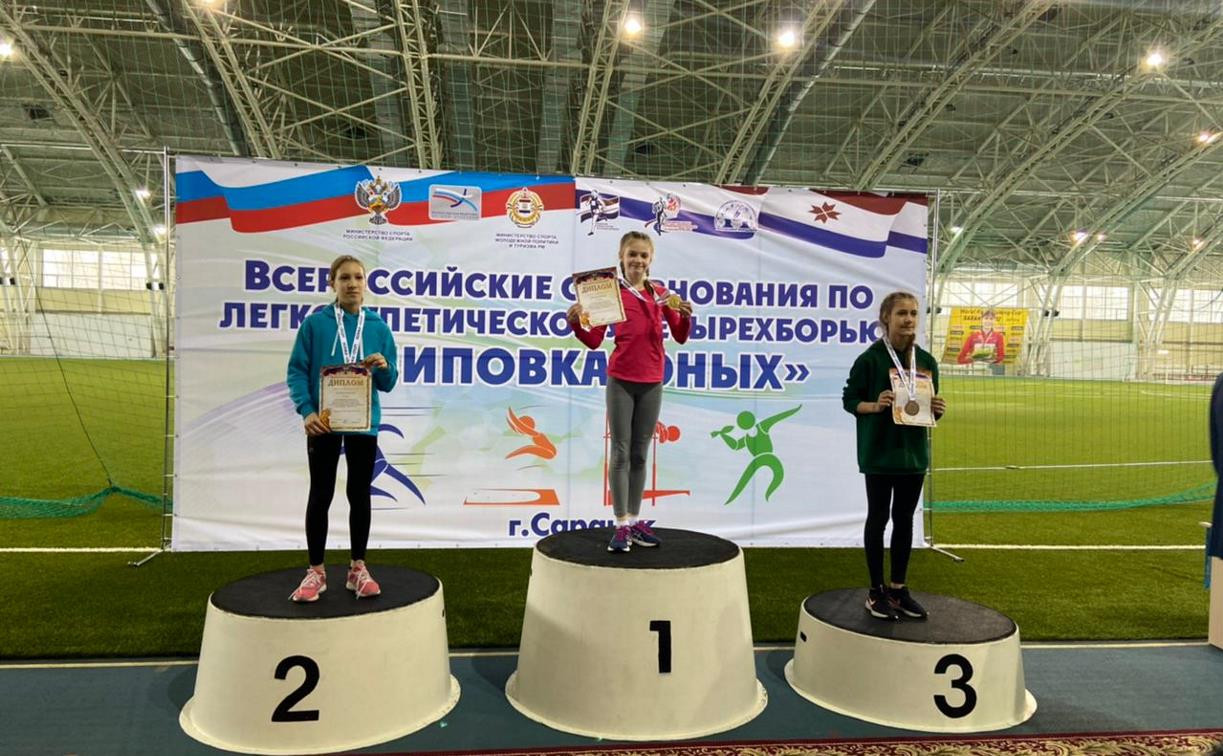 Тульские легкоатлеты привезли из Мордовии пять медалей