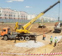 На строительных площадках ЖК «Северная Мыза» и «Времена года» начались работы 