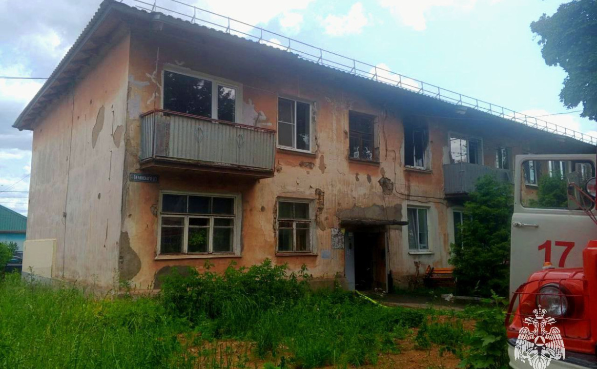 В Алексине попытка приготовить еду обернулась пожаром