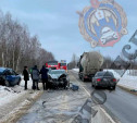 В Тульской области в январе из-за выезда на встречку в ДТП погибли пять человек