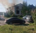 В Ефремове при пожаре в гараже сгорели 5 машин