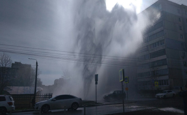 Фонтан в центре Тулы: без горячей воды остались 209 домов, 9 детсадов и 7 школ