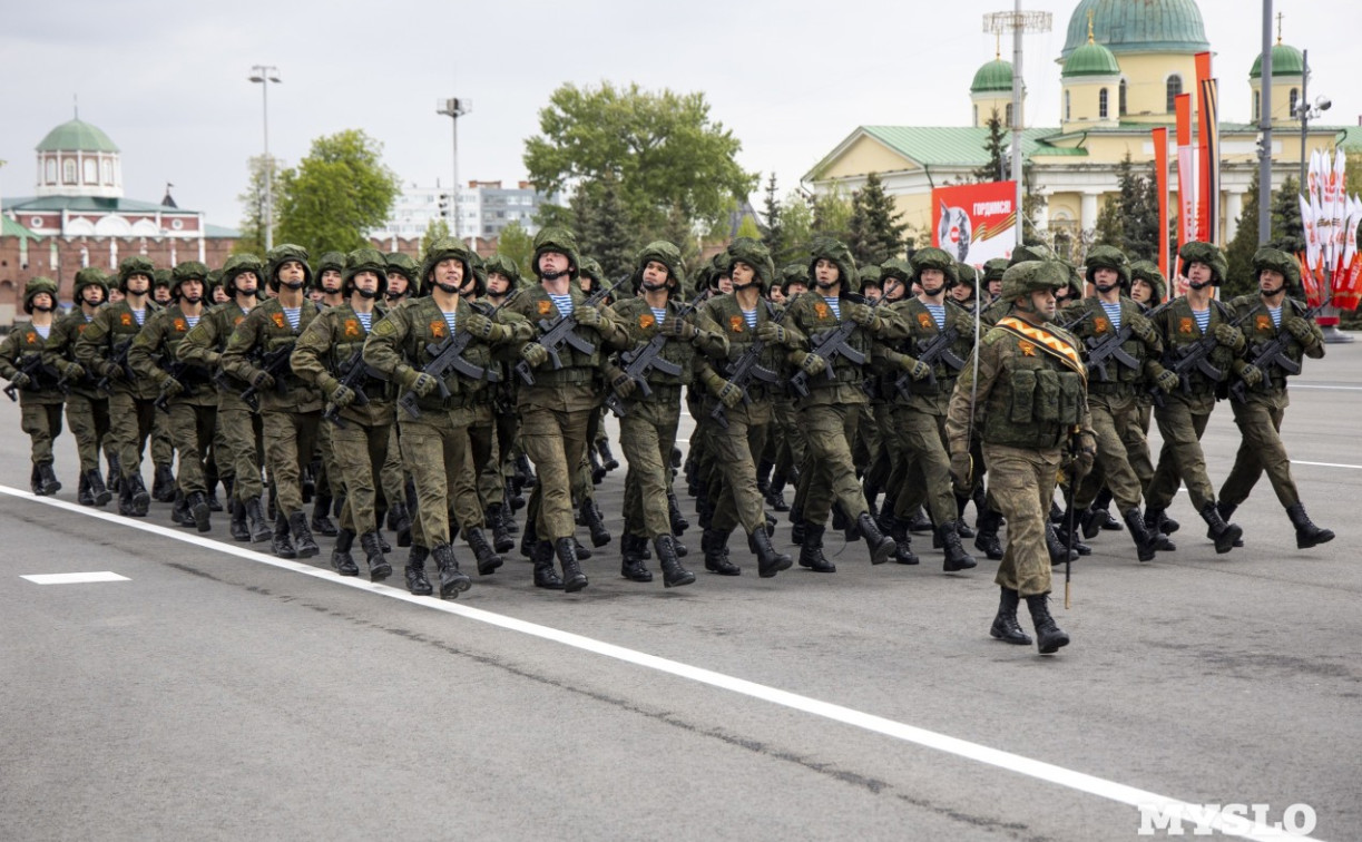 Репетиции Парада Победы в Туле перенесли на 5 и 7 мая