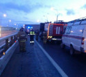 В Тульской области автобус протаранил грузовик: один из водителей погиб и 9 человек пострадали