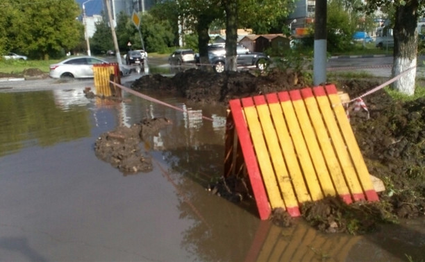 В Туле из-за отсутствия ливневок затопило дом