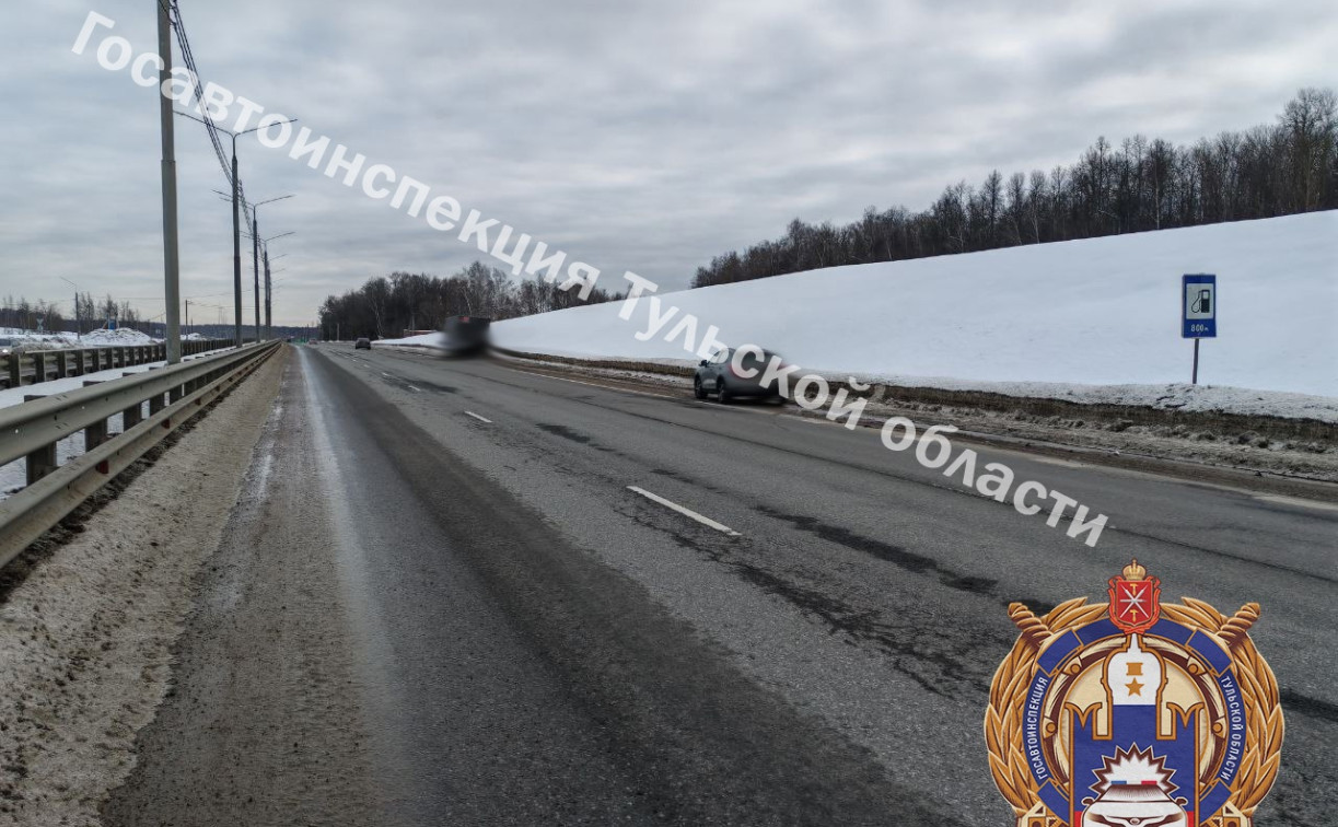 В Заокском районе Haval разогнался и влетел в попутную ГАЗель