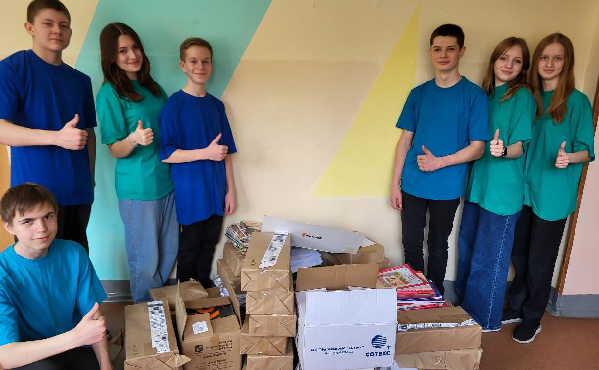 Тульские школьники собрали 338 кг макулатуры для поддержки тяжелобольных детей