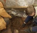 Возле Тульского кремля археологи обнаружили гробы-колоды