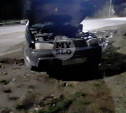 Под Тулой пьяный водитель чуть не снёс две машины и врезался в столб