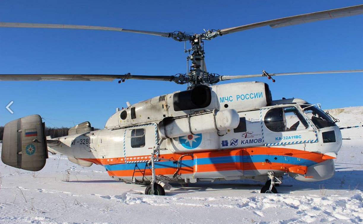 При экстренной посадке вертолета МЧС в Тульской области никто не пострадал