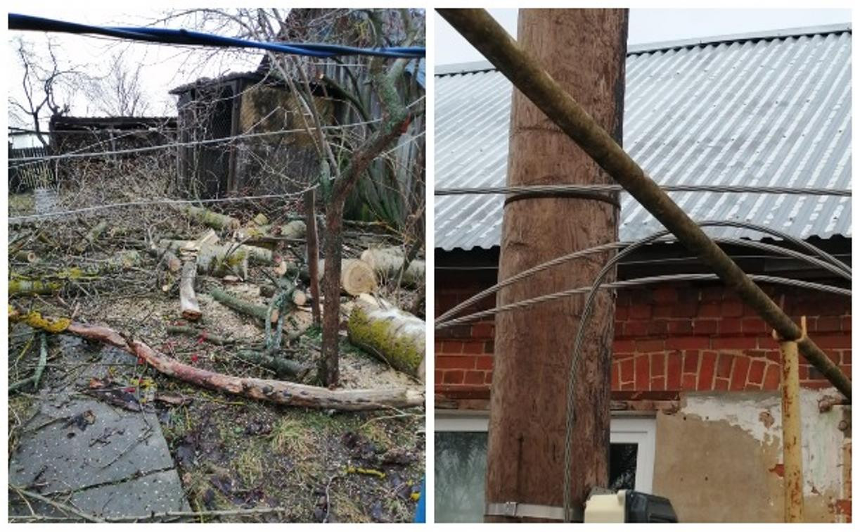 Деревня замерзает: в Щекинском районе третий день не могут восстановить оборванные ветром провода