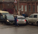 На перекрестке Тургеневской и Пушкинской столкнулись четыре автомобиля