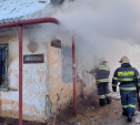 Утром на ул. Московской в Туле сгорел дом: погиб один из жильцов