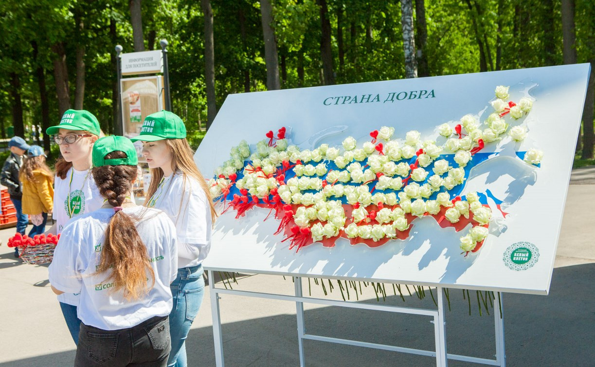 На акции «Белый цветок» туляки помогли детям