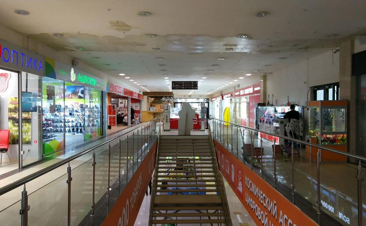 В Туле затопило торговый центр «Рио»