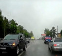 «Накажи автохама»: в Щекино торопливый водитель BMW едва не спровоцировал ДТП