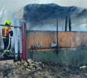При пожаре на даче в Заокском районе пострадал пенсионер