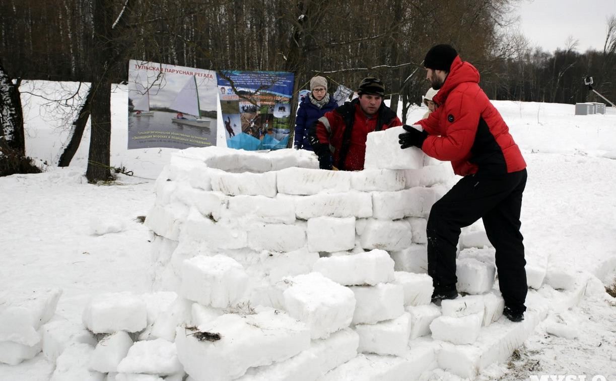 Туляков приглашают на соревнования по постройке снежных хижин «Золотая иглу»
