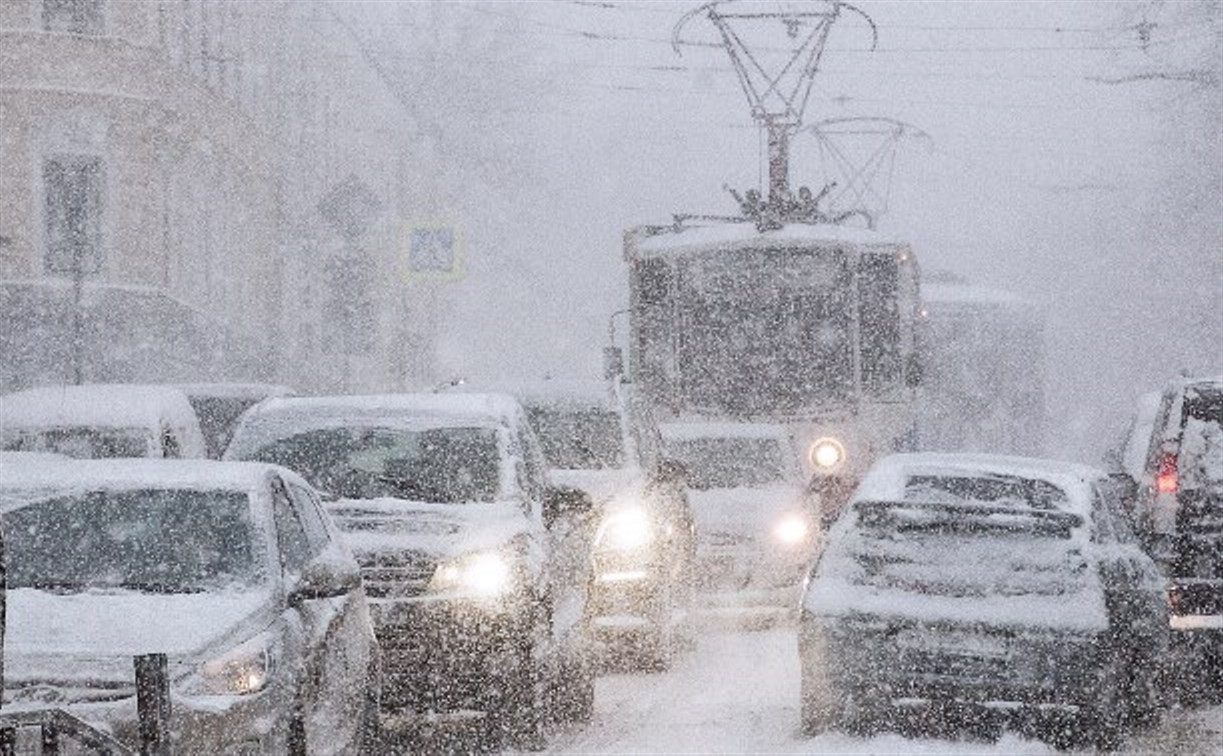 Погода в Туле 2 декабря: снегопад и сильный ветер