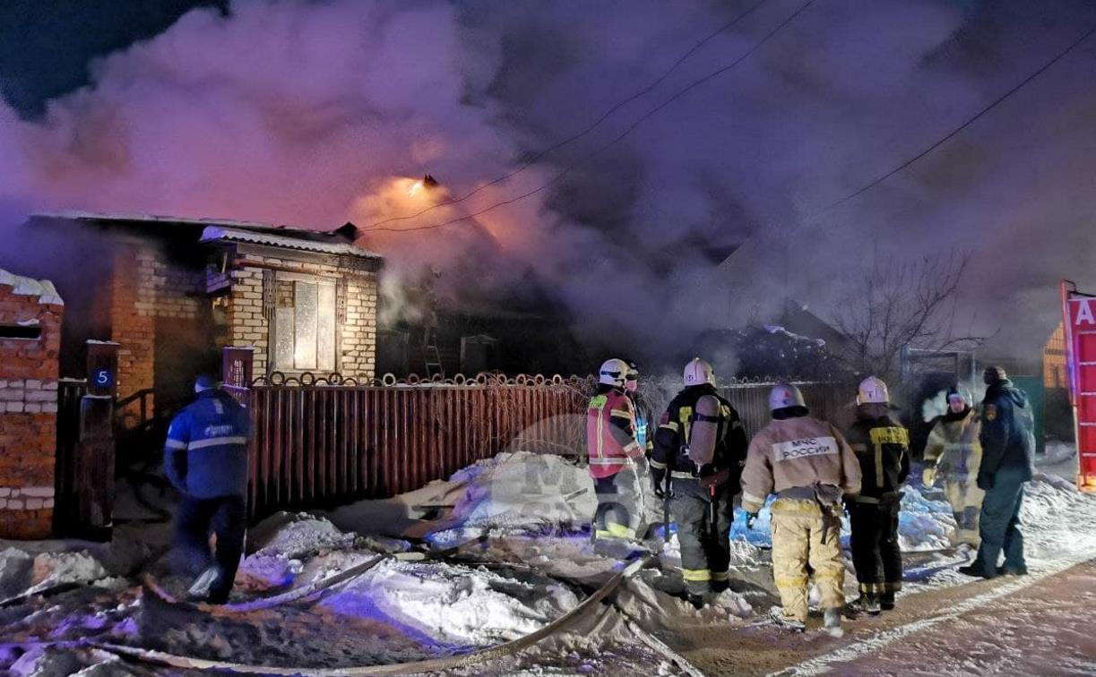 В поселке Рудаково сгорел жилой дом: внутри найден труп