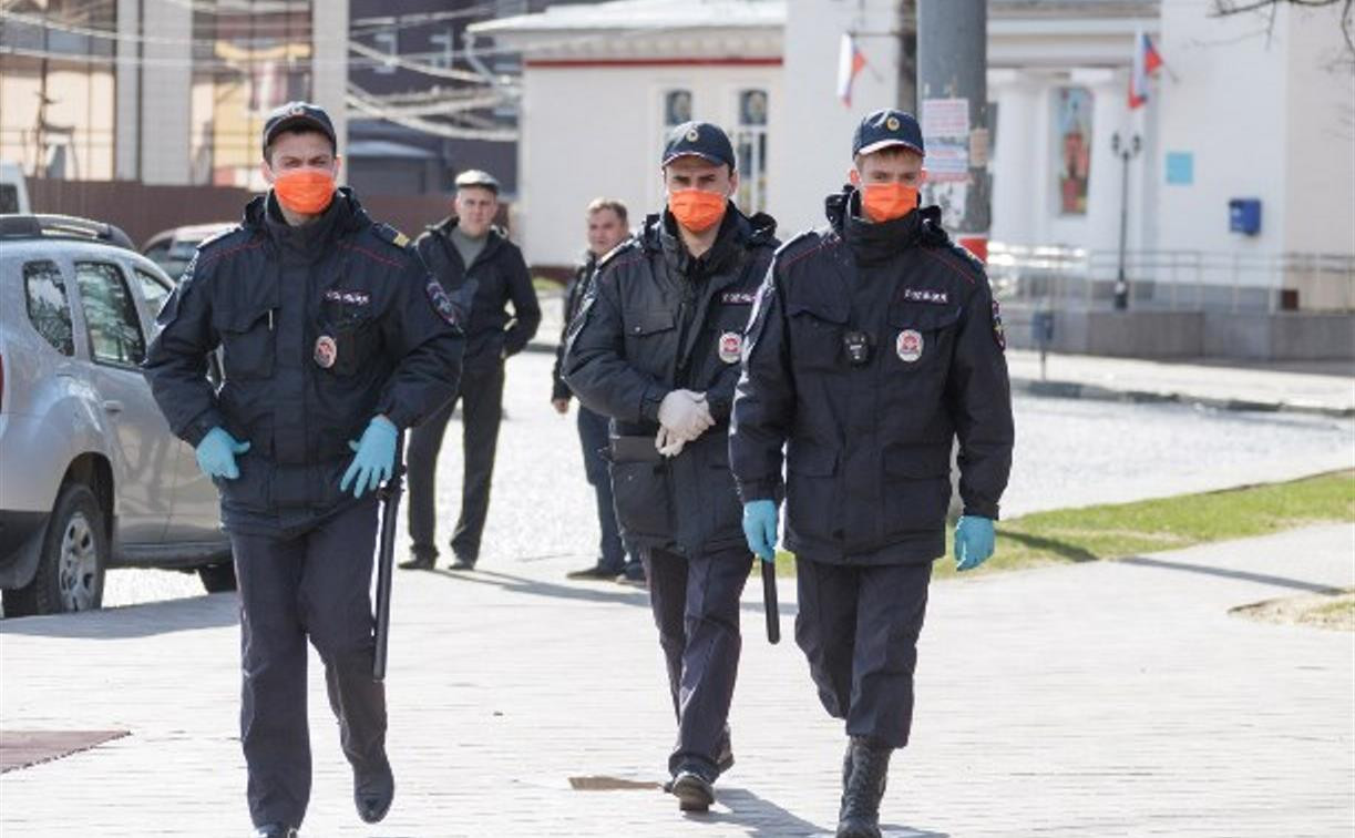 Полиция проверяет граждан, прибывших из Москвы в Тулу