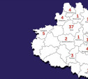 Подтвержденные случаи covid-19 в Тульской области: актуальная карта