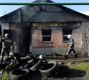 В Заречье сгорел магазин автозапчастей