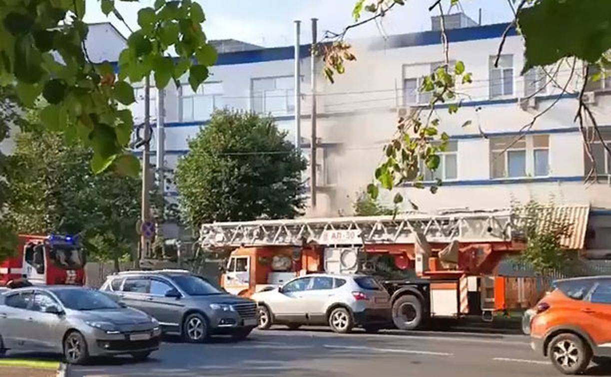 На ЦКИБ в Туле произошел пожар