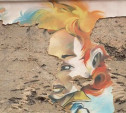 Граффити «Летающий мальчик» на Первомайской уничтожено из-за утепления дома