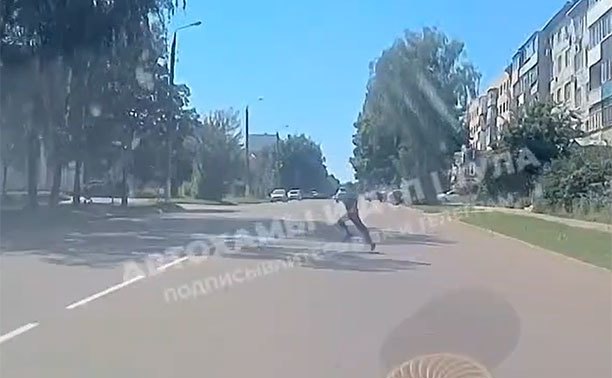В Киреевске ребенок выбежал под колеса авто
