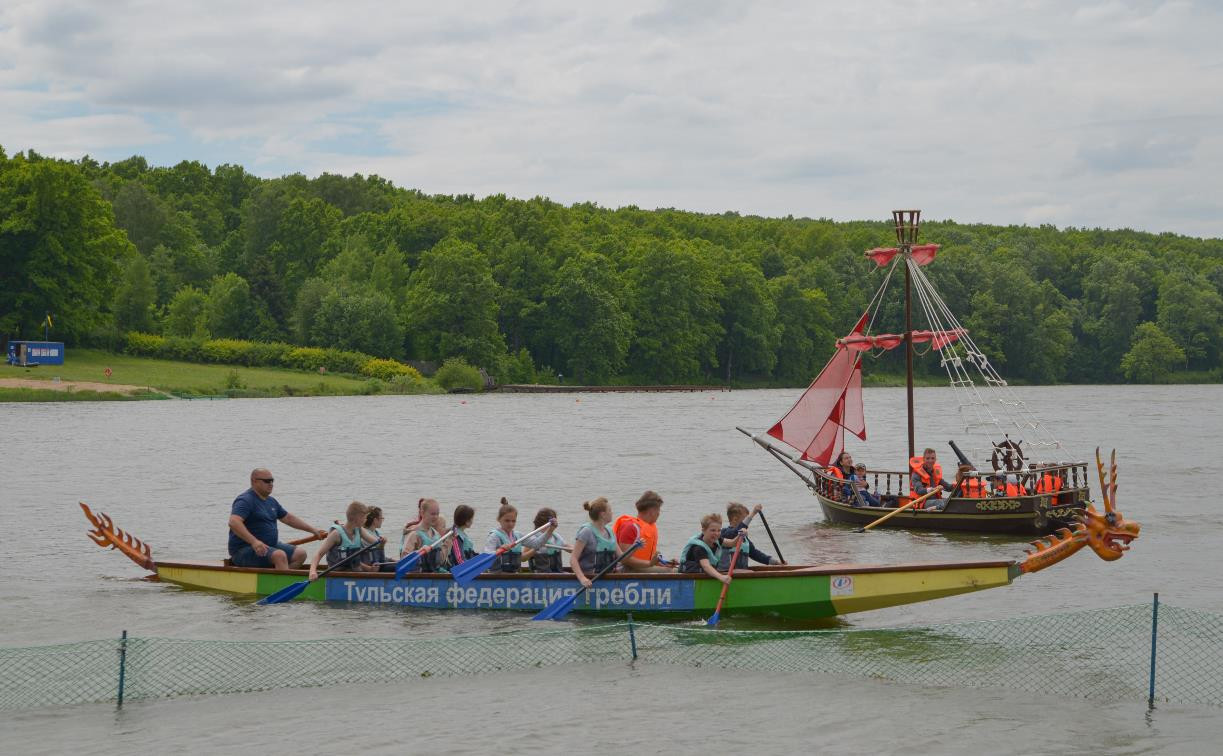 Катание на катерах и каноэ: в Туле на реке Воронка торжественно открыли сезон навигации