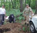 Поисковики нашли в Арсеньевском районе останки двух красноармейцев