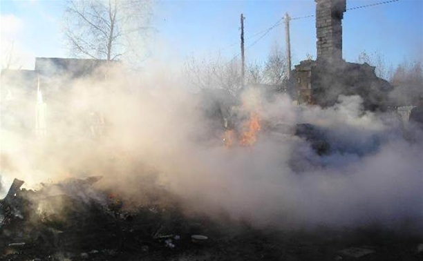 В Ненашевском Заокского района сгорела дача