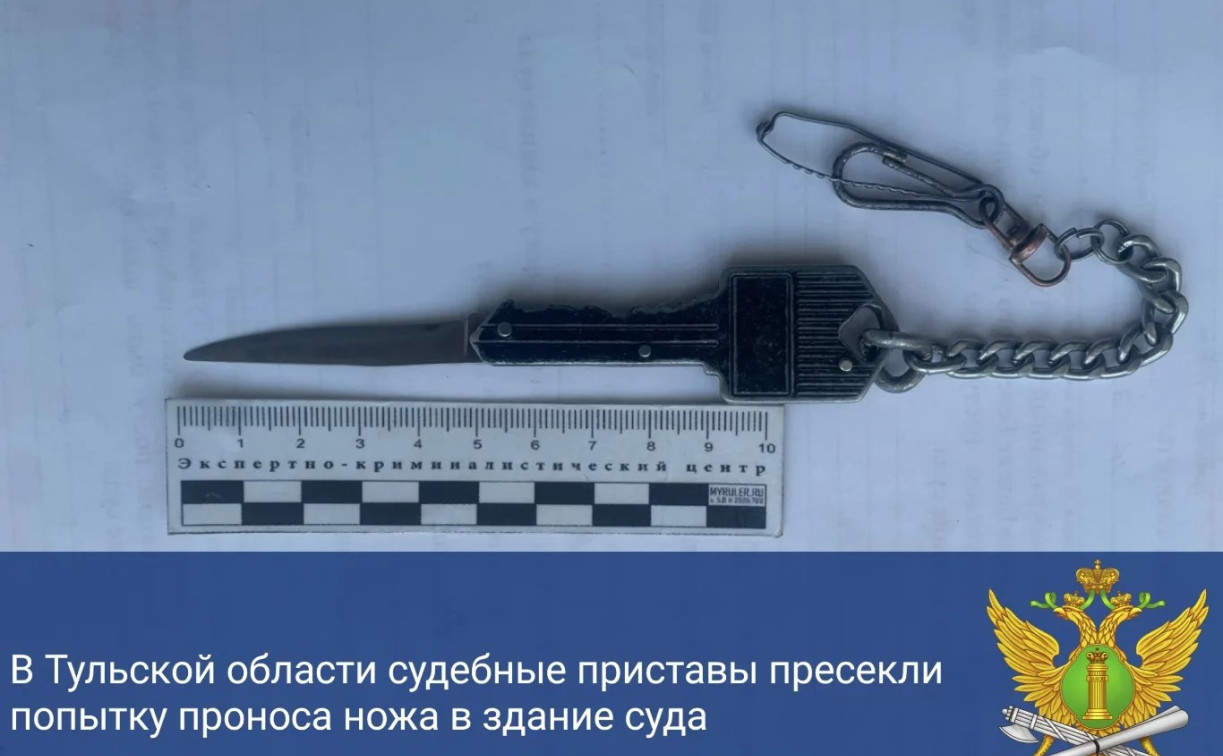 «Ключ» с секретом: туляк пытался пронести в суд замаскированное лезвие