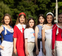 В Белоусовском парке прошёл модный показ в честь Дня ВДВ: фоторепортаж