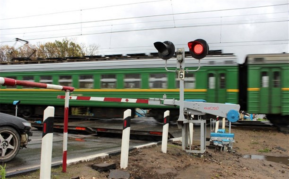 В Тульской области за восемь месяцев 2015 года произошло три ДТП на железнодорожных переездах