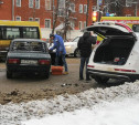 На ул. Кирова в Туле серьезная пробка из-за ДТП с Audi Q5
