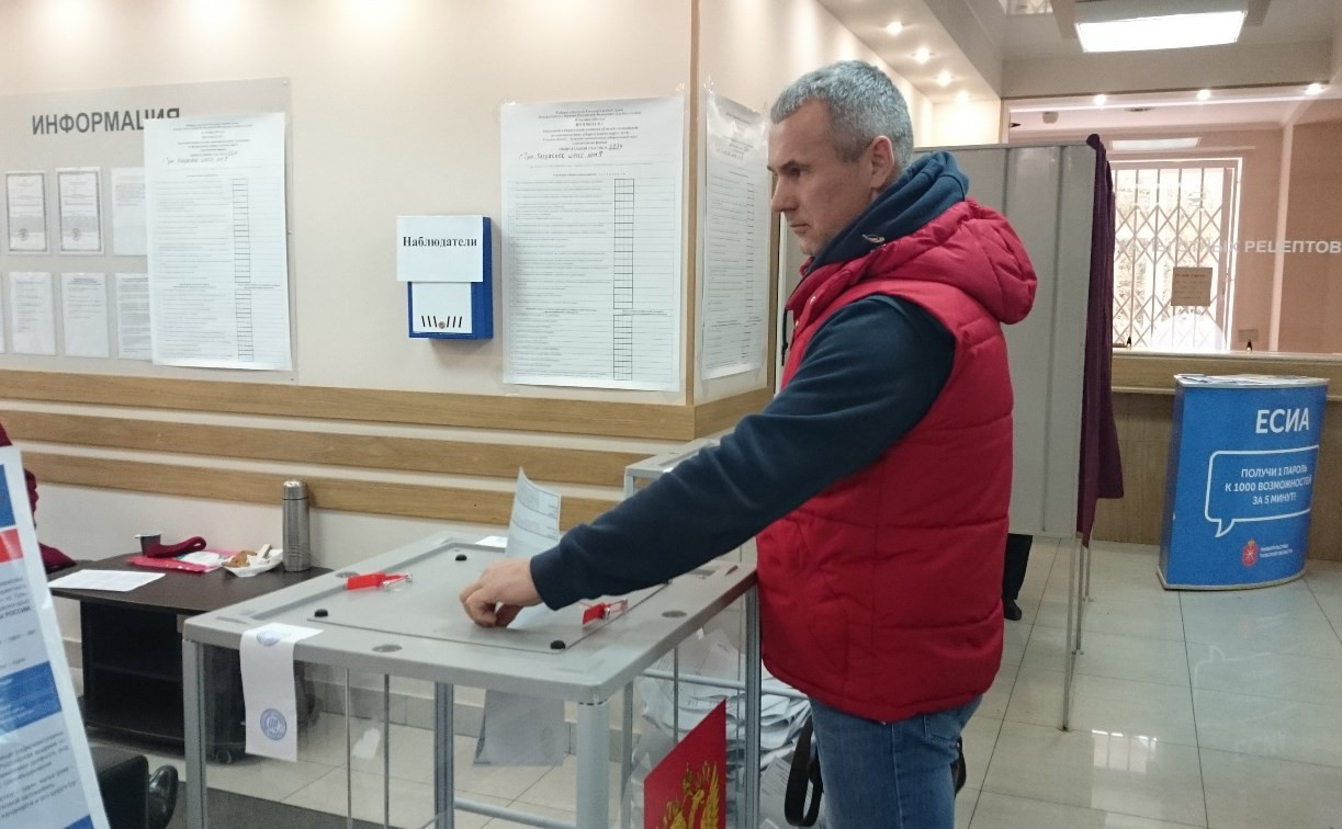 Жители Алексина, Новомосковска и Узловой продолжают голосование на избирательных участках