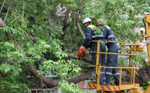 В 7 из 8 пострадавших районов Тульской области восстановлено электроснабжение