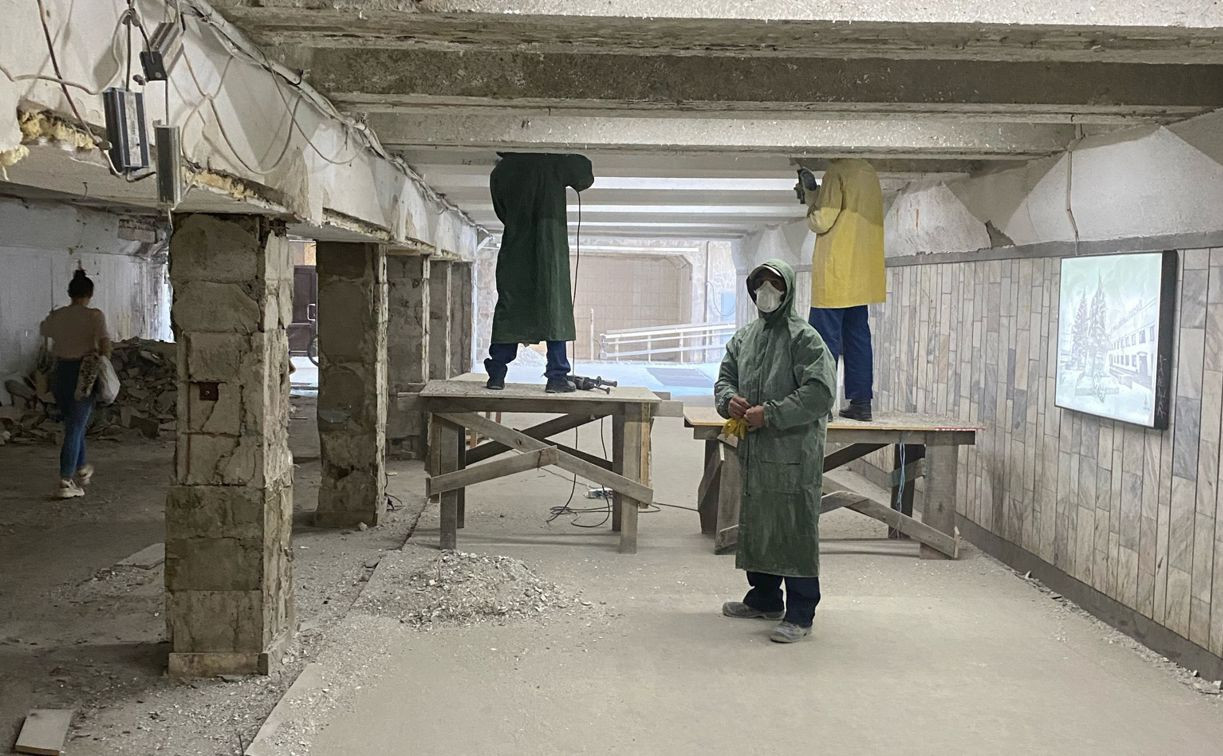 «Атмосфера Чернобыля» в подземном переходе на ул. Мосина: туляки жалуются на облака пыли 