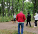 В Центральном парке Тулы прошел рейд по незаконному выгулу собак