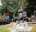В Новомосковске демонтировали памятник А. С. Пушкину