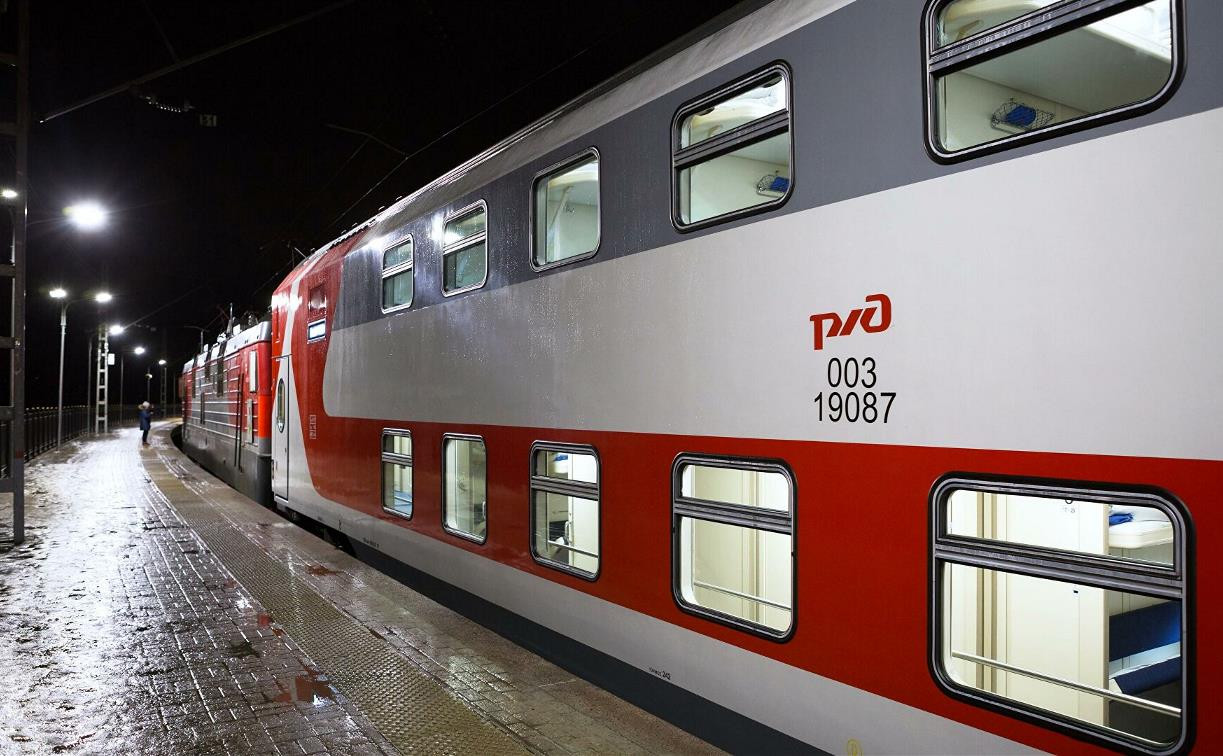 Туляки могут съездить в Санкт-Петербург на двухэтажном поезде
