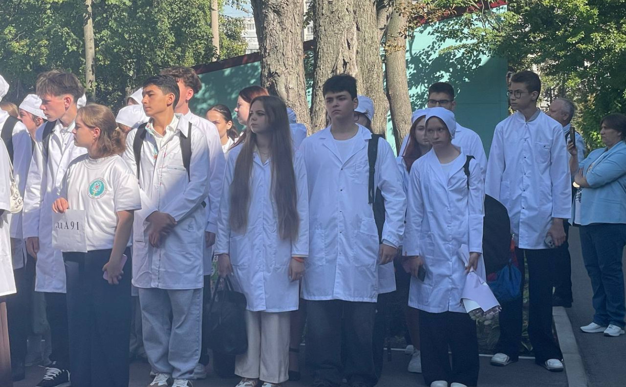 1 сентября в Тульском медколледже: учиться на медсестру пришли 360 первокурсников