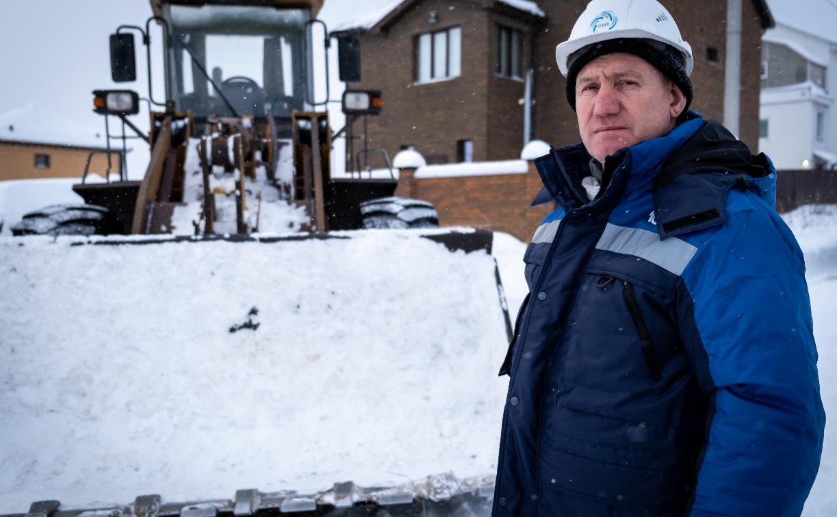 «Тулачермет» помогает городским службам справиться с последствиями снегопада