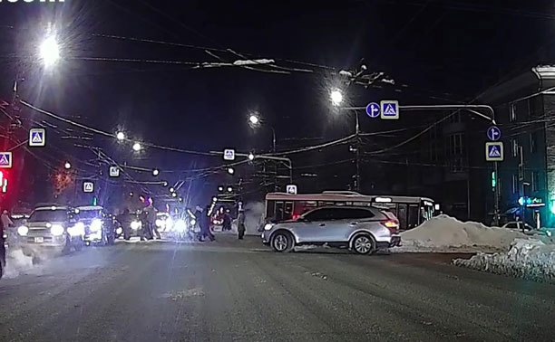 На проспекте Ленина водитель повернул «не туда»