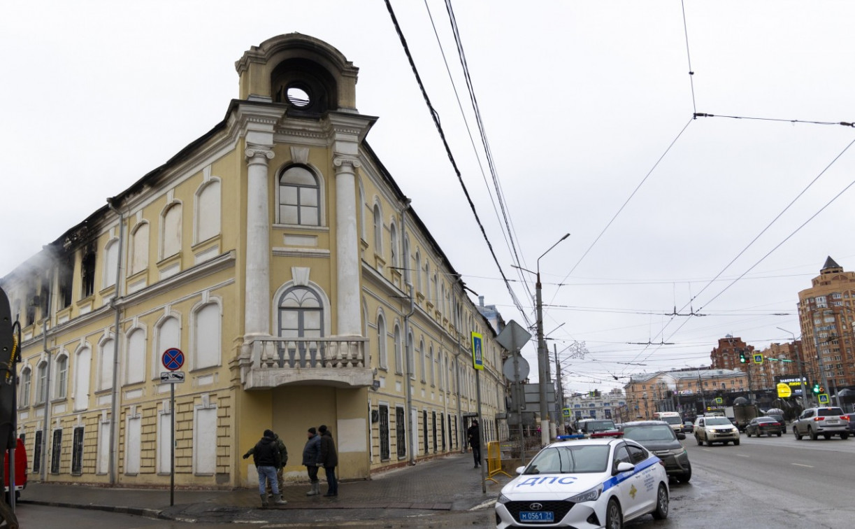 Сгоревшее в Туле здание военного госпиталя останется на балансе Минобороны РФ