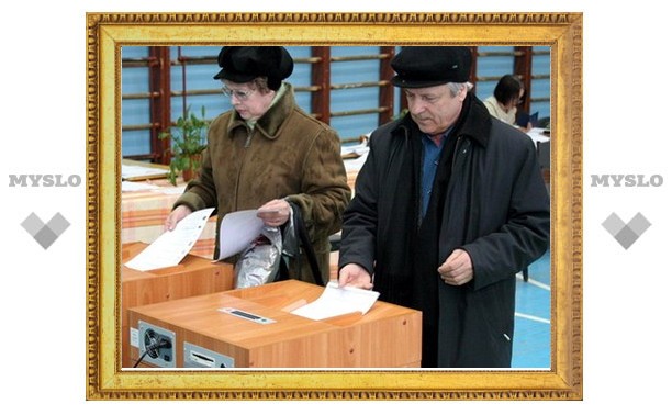 В Туле разместили самый большой в России баннер о выборах