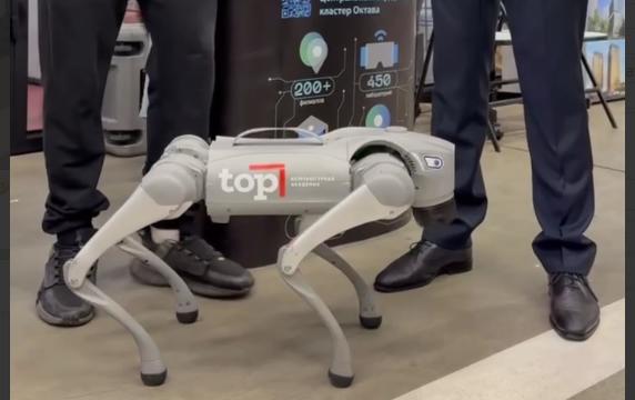 «Послушнее моих заместителей»: Миляев оценил киберпса на выставке в «Октаве»