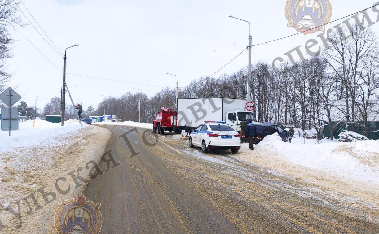 В Воловском районе в ДТП пострадал несовершеннолетний водитель 